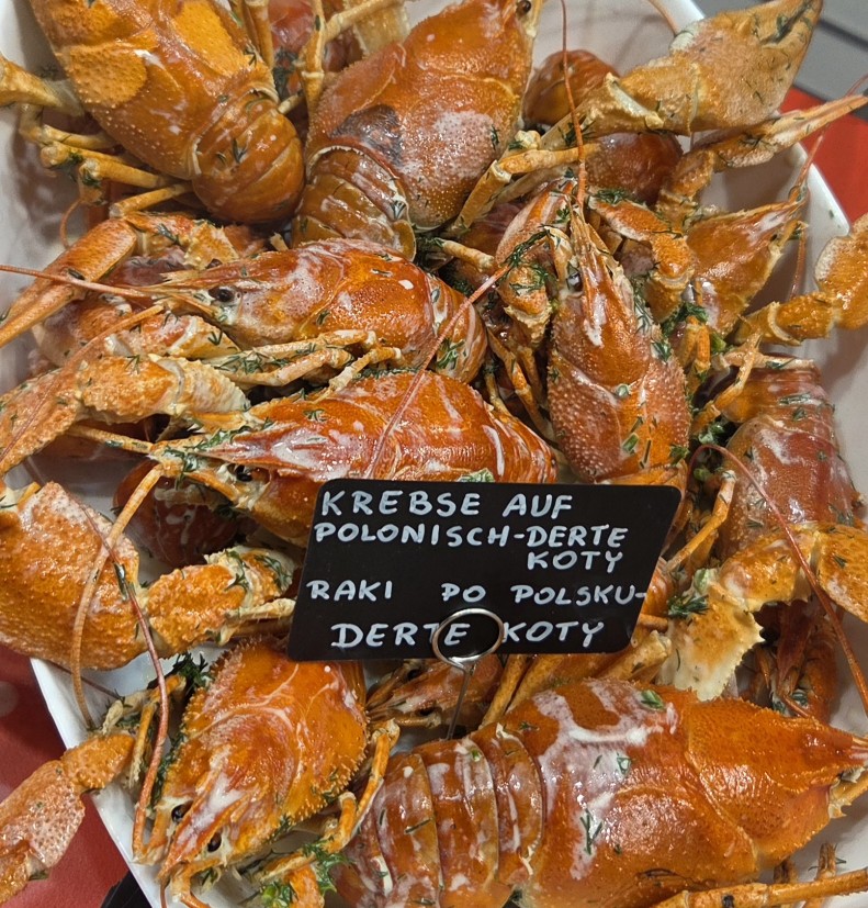 Zwycięska potrawa ubiegłorocznego  konkursu kulinarnego Bitwa Regionów: Raki po polsku – derte koty.